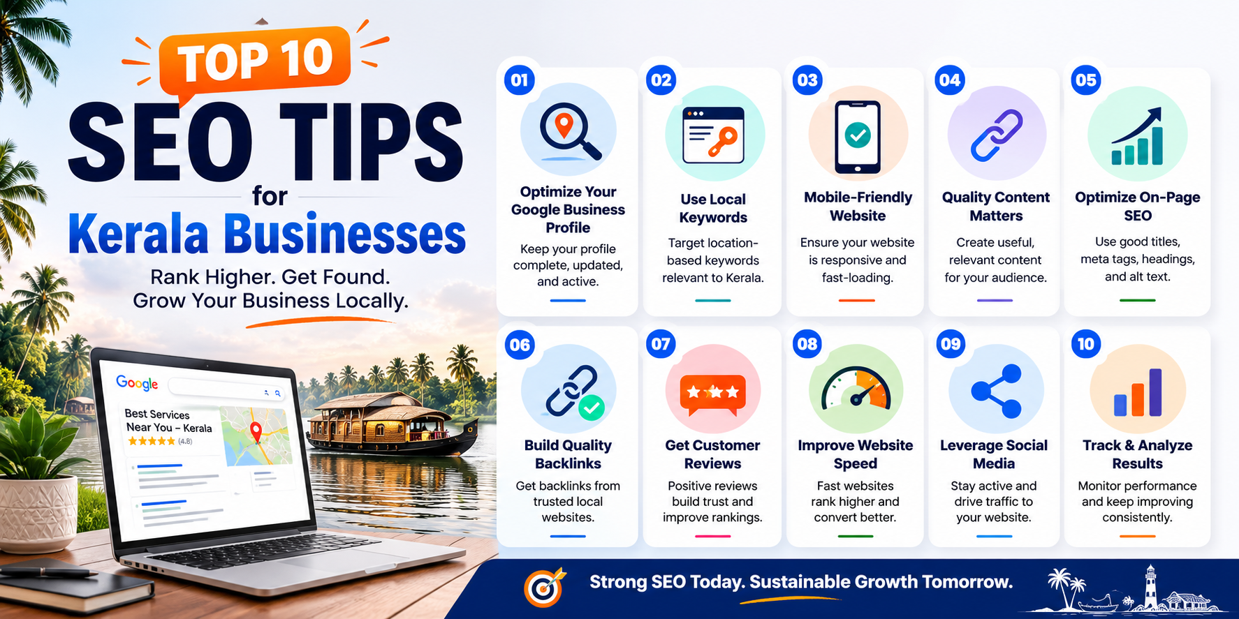 Top 10 SEO Tips for Kerala Businesses in 2024